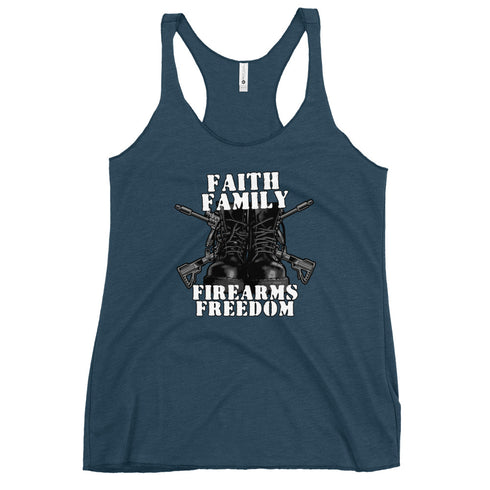 Faith Family Firearms Freedom Women's Tank Top - Mainstream Freedom