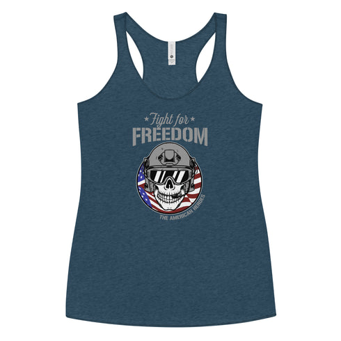 Fight For Freedom - The American Heroes Women's Tank Top - Mainstream Freedom