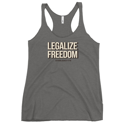 Legalize Freedom Women's Tank Top - Mainstream Freedom