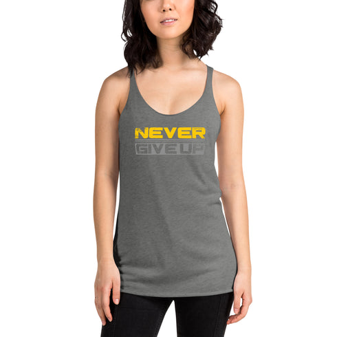 Never Give Up Women's Tank Top - Mainstream Freedom