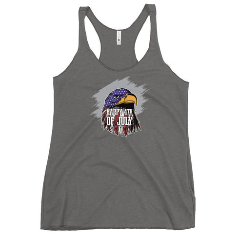 Happy 4th Of July Eagle Women's Tank Top - Mainstream Freedom
