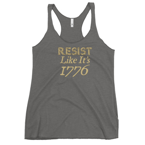 Resist Like It's 1776 Women's Tank Top - Mainstream Freedom