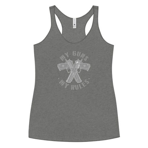 My Guns My Rules Women's Tank Top - Mainstream Freedom