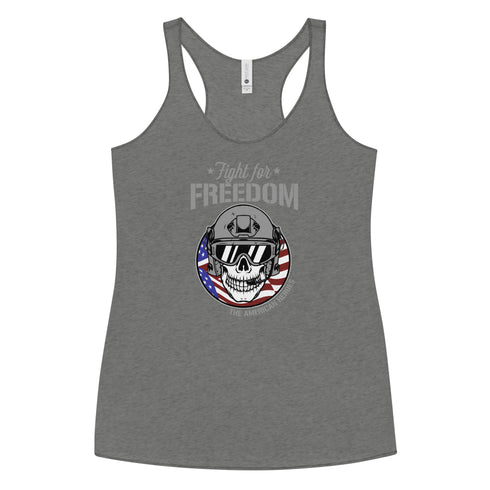 Fight For Freedom - The American Heroes Women's Tank Top - Mainstream Freedom