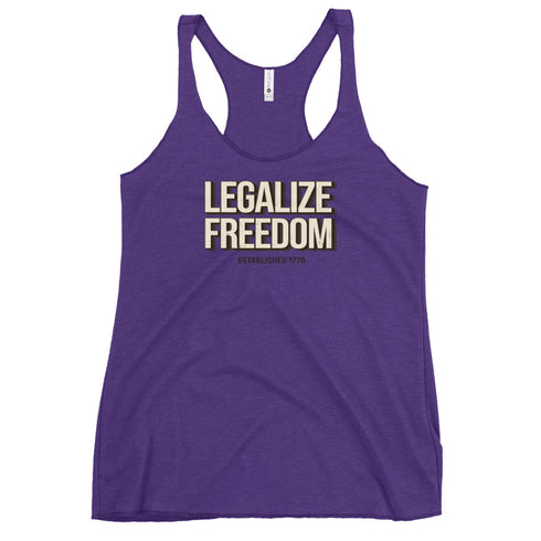 Legalize Freedom Women's Tank Top - Mainstream Freedom
