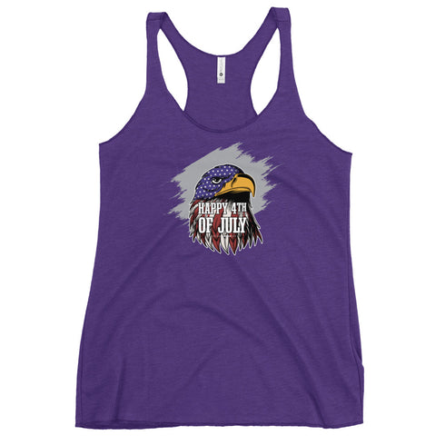 Happy 4th Of July Eagle Women's Tank Top - Mainstream Freedom