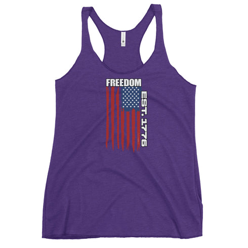 Freedom Est. 1776 Women's Tank Top - Mainstream Freedom