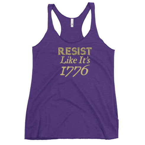 Resist Like It's 1776 Women's Tank Top - Mainstream Freedom