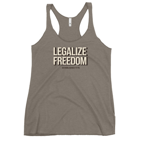 Legalize Freedom Women's Tank Top - Mainstream Freedom