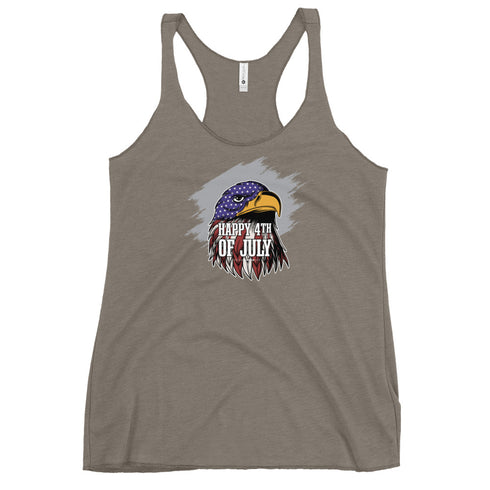 Happy 4th Of July Eagle Women's Tank Top - Mainstream Freedom