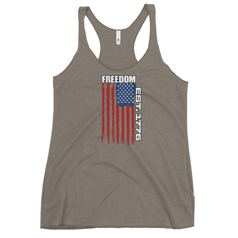 Freedom Est. 1776 Women's Tank Top - Mainstream Freedom