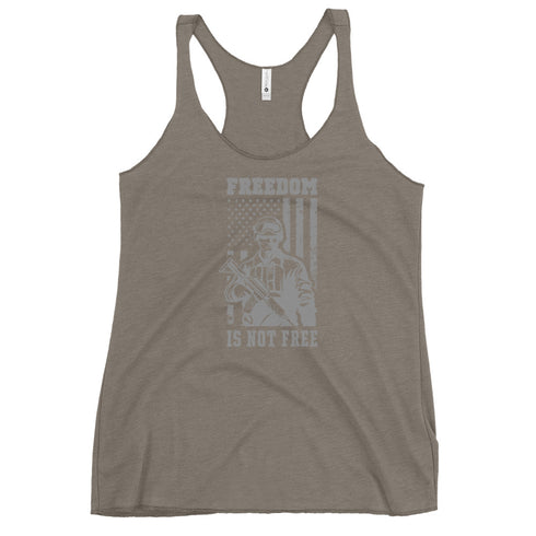 Freedom Is Not Free Women's Tank Top - Mainstream Freedom