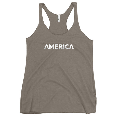 America Women's Tank Top - Mainstream Freedom