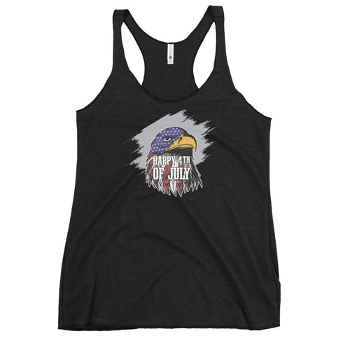 Happy 4th Of July Eagle Women's Tank Top - Mainstream Freedom