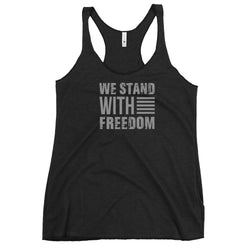 We Stand With Freedom Women's Tank Top - Mainstream Freedom