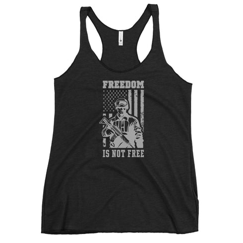 Freedom Is Not Free Women's Tank Top - Mainstream Freedom