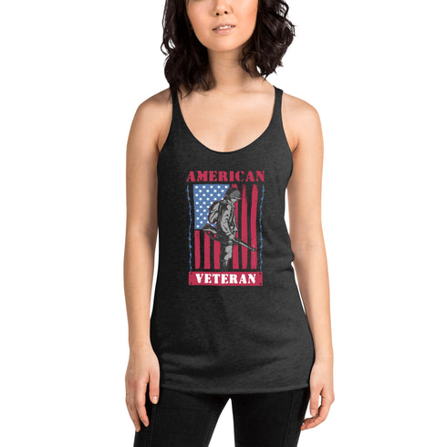 American Veteran Women's Tank Top - Mainstream Freedom