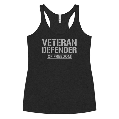Veteran Defender of Freedom Women's Tank Top - Mainstream Freedom