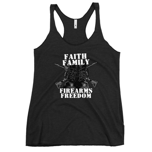 Faith Family Firearms Freedom Women's Tank Top - Mainstream Freedom