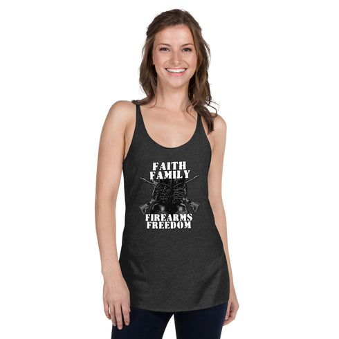 Faith Family Firearms Freedom Women's Tank Top - Mainstream Freedom