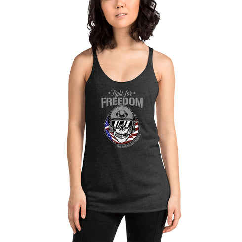 Fight For Freedom - The American Heroes Women's Tank Top - Mainstream Freedom