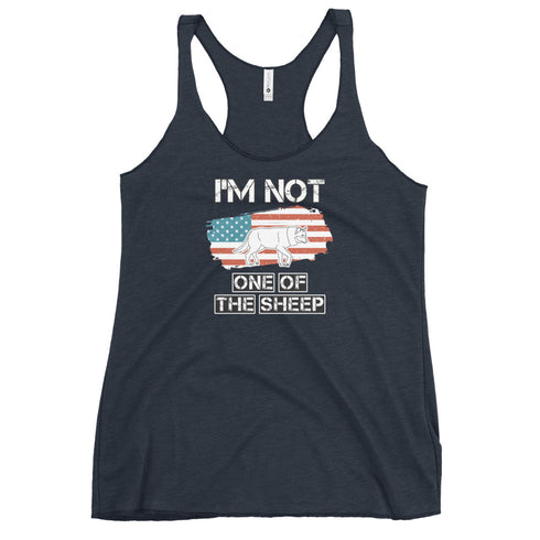 I'm Not One Of The Sheep Women's Tank Top - Mainstream Freedom