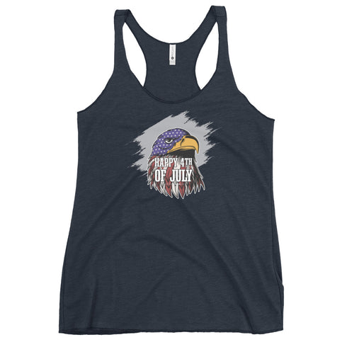 Happy 4th Of July Eagle Women's Tank Top - Mainstream Freedom