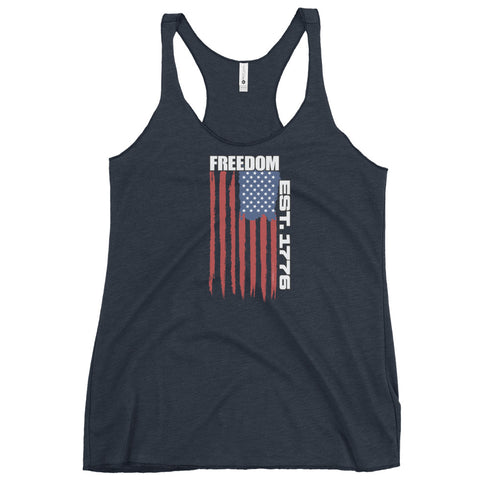 Freedom Est. 1776 Women's Tank Top - Mainstream Freedom