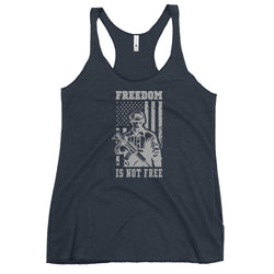 Freedom Is Not Free Women's Tank Top - Mainstream Freedom