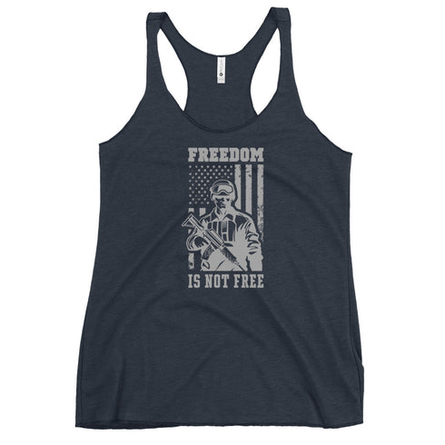 Freedom Is Not Free Women's Tank Top - Mainstream Freedom