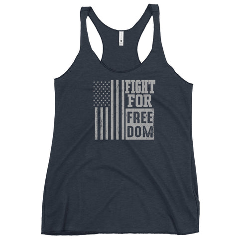 Fight For Freedom Women's Tank Top - Mainstream Freedom