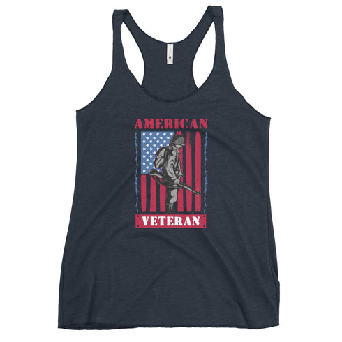 American Veteran Women's Tank Top - Mainstream Freedom
