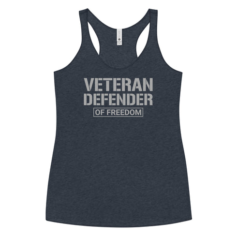 Veteran Defender of Freedom Women's Tank Top - Mainstream Freedom