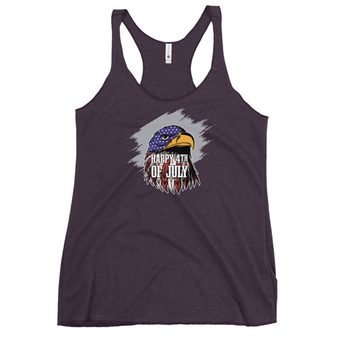 Happy 4th Of July Eagle Women's Tank Top - Mainstream Freedom