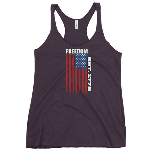 Freedom Est. 1776 Women's Tank Top - Mainstream Freedom