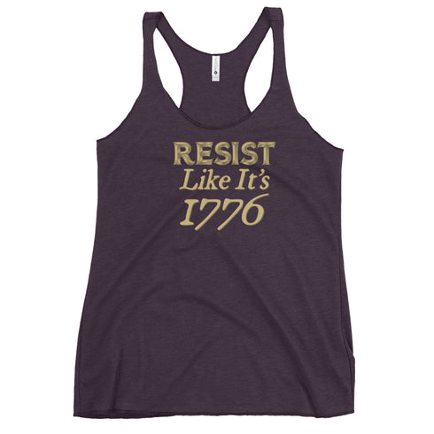 Resist Like It's 1776 Women's Tank Top - Mainstream Freedom