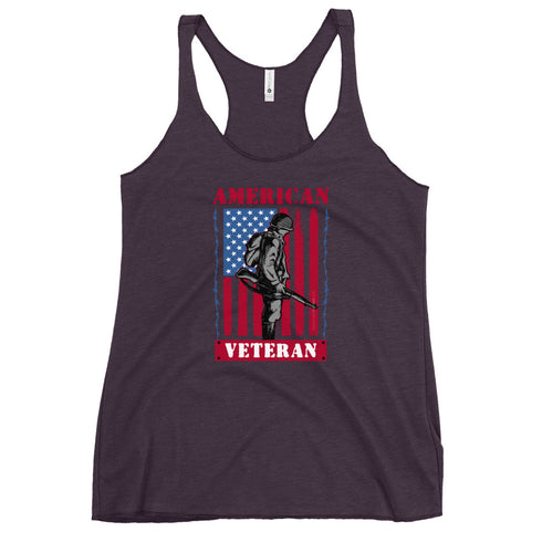 American Veteran Women's Tank Top - Mainstream Freedom