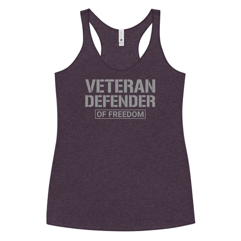 Veteran Defender of Freedom Women's Tank Top - Mainstream Freedom