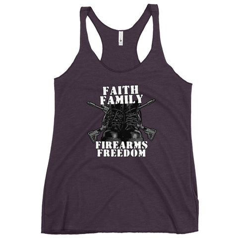 Faith Family Firearms Freedom Women's Tank Top - Mainstream Freedom