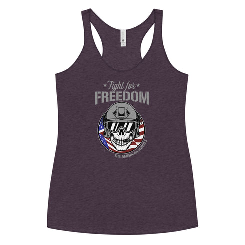 Fight For Freedom - The American Heroes Women's Tank Top - Mainstream Freedom