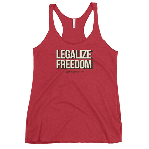 Legalize Freedom Women's Tank Top - Mainstream Freedom