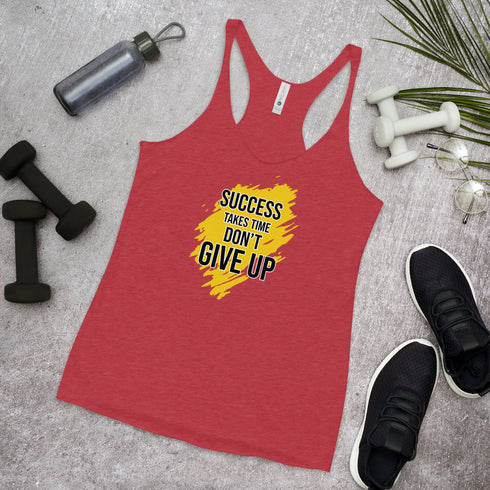 Success Takes Time Don't Give Up Women's Tank Top - Mainstream Freedom