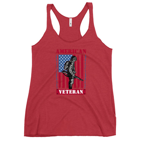 American Veteran Women's Tank Top - Mainstream Freedom