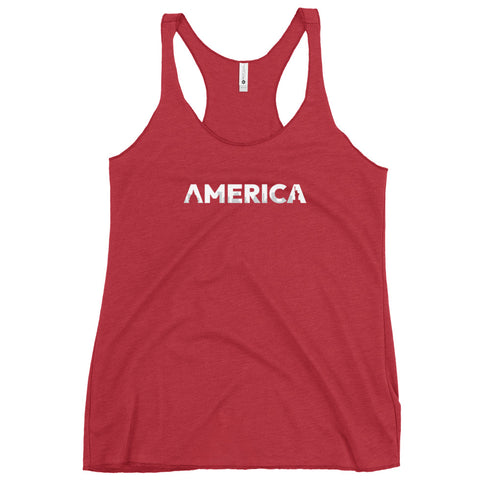 America Women's Tank Top - Mainstream Freedom