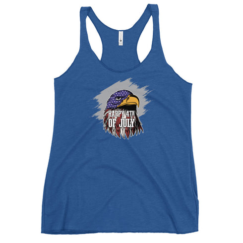 Happy 4th Of July Eagle Women's Tank Top - Mainstream Freedom