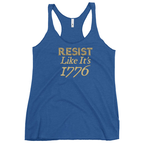 Resist Like It's 1776 Women's Tank Top - Mainstream Freedom