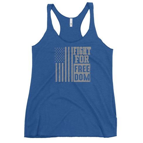 Fight For Freedom Women's Tank Top - Mainstream Freedom