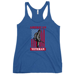 American Veteran Women's Tank Top - Mainstream Freedom