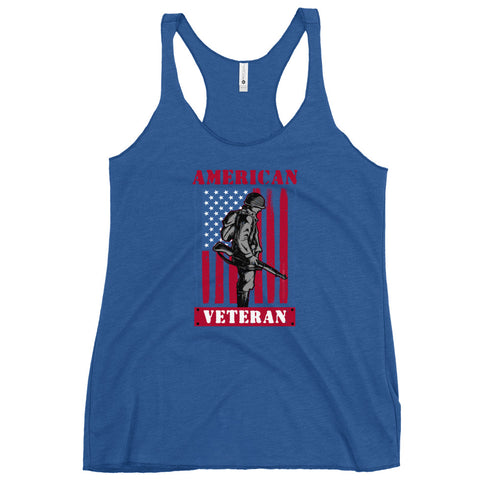 American Veteran Women's Tank Top - Mainstream Freedom