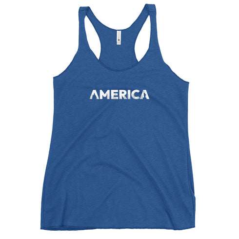 America Women's Tank Top - Mainstream Freedom